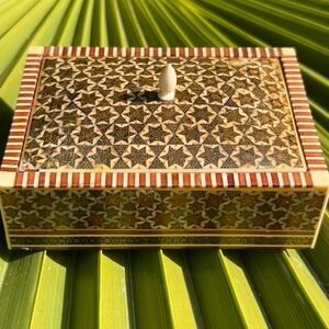 1940s Anglo-Indian Micro Mosaic Inlaid Box